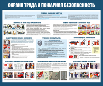С155 Охрана труда и пожарная безопасность - Стенды - Стенды по охране труда - vektorb.ru